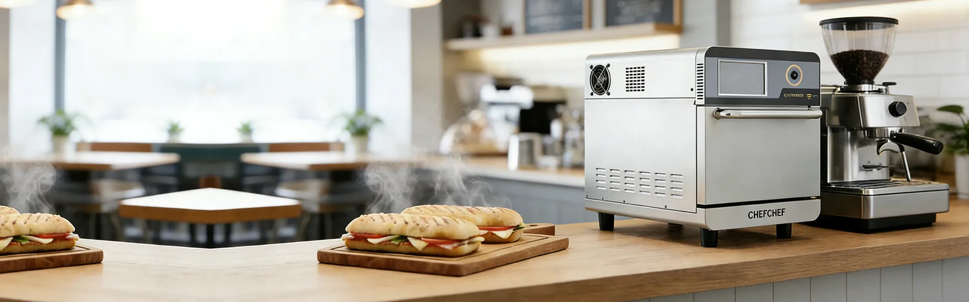 Horno comercial compacto de alta velocidad