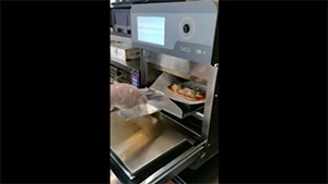 Horno de alta velocidad para hornear pizzas y pan plano