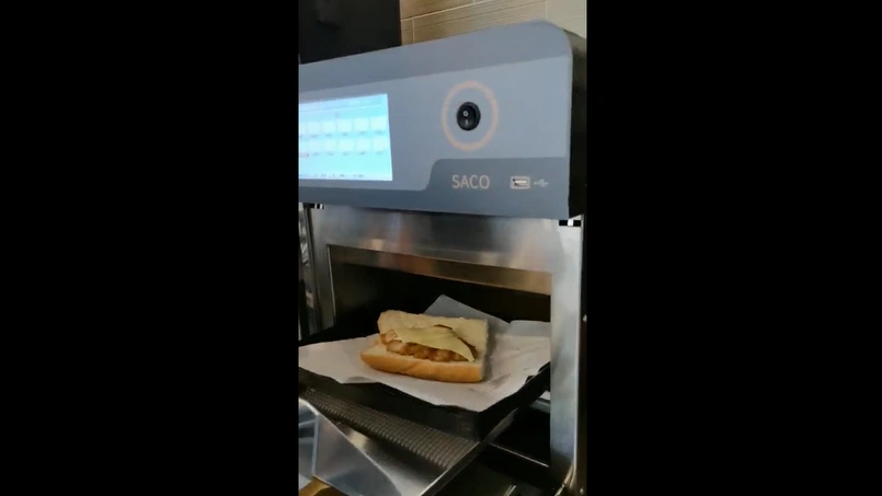 Horno de alta velocidad para hornear sándwiches, SACO V1