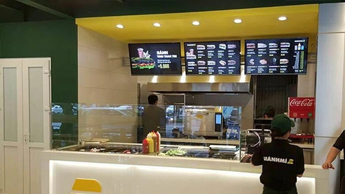 Operación de servicio de comida local en Vietnam